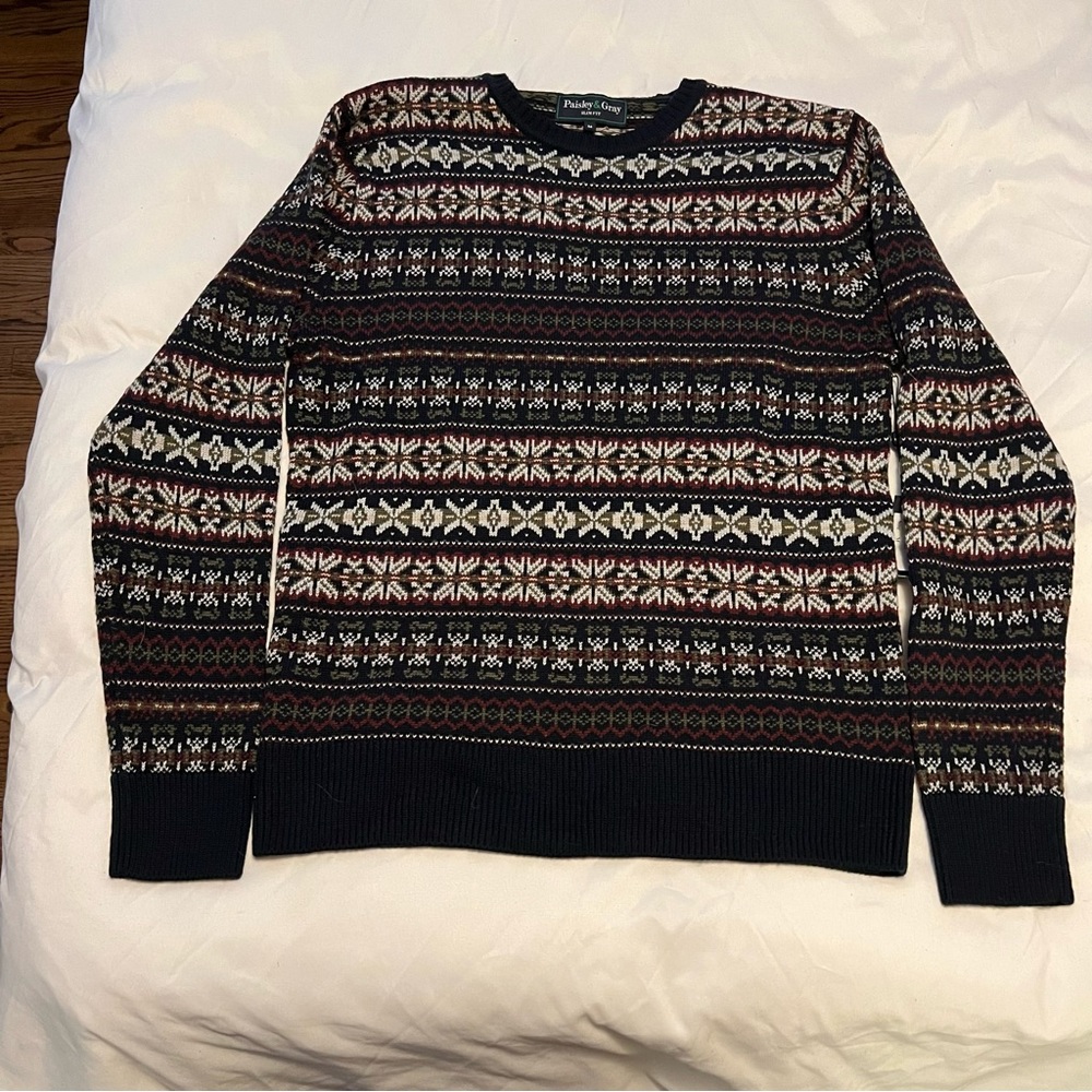 Paisley & Gray Fair Isle Sweater